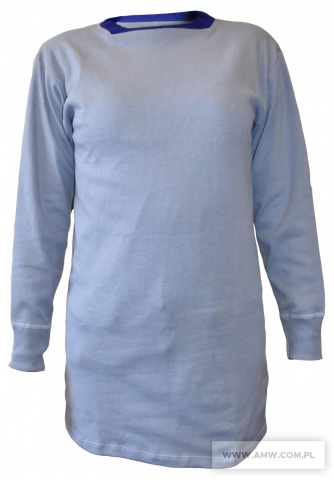 KOSZULKA Z DŁUGIMI REKAWAMI I LAMÓWKĄ 